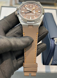 Thumbnail for Vacheron Constantin Overseas Dual Time Cardinal Points 41mm Titanium Brown Dial (Ref 7930V/210T - H072) - WatchesOff5thWatch
