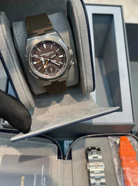 Thumbnail for Vacheron Constantin Overseas Dual Time Cardinal Points 41mm Titanium Brown Dial (Ref 7930V/210T - H072) - WatchesOff5thWatch