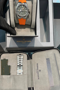 Thumbnail for Vacheron Constantin Overseas Dual Time Cardinal Points 41mm Titanium Green Dial (Ref 7930V/210T - H075) - WatchesOff5thWatch