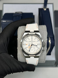 Thumbnail for Vacheron Constantin Overseas Dual Time Cardinal Points 41mm Titanium White Dial (Ref 7930V/210T - H073) - WatchesOff5thWatch