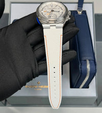 Thumbnail for Vacheron Constantin Overseas Dual Time Cardinal Points 41mm Titanium White Dial (Ref 7930V/210T - H073) - WatchesOff5thWatch