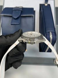 Thumbnail for Vacheron Constantin Overseas Dual Time Cardinal Points 41mm Titanium White Dial (Ref 7930V/210T - H073) - WatchesOff5thWatch