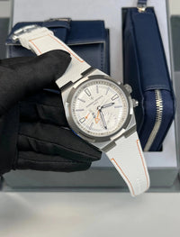Thumbnail for Vacheron Constantin Overseas Dual Time Cardinal Points 41mm Titanium White Dial (Ref 7930V/210T - H073) - WatchesOff5thWatch
