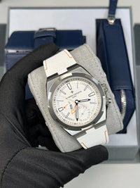 Thumbnail for Vacheron Constantin Overseas Dual Time Cardinal Points 41mm Titanium White Dial (Ref 7930V/210T - H073) - WatchesOff5thWatch