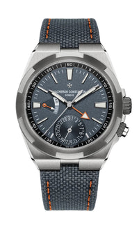 Thumbnail for Vacheron Constantin Overseas Dual Time Everest 41mm Titanium Grey Blue Dial (Ref 7910V/000T - B922) - WatchesOff5thWatch
