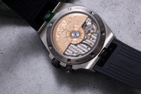 Thumbnail for Vacheron Constantin Overseas Dual Time Everest caseback 22K rose gold rotor engraved Mount Everest