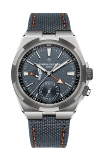 Thumbnail for Vacheron Constantin Overseas Dual Time Everest 7910V grey-blue dial front view