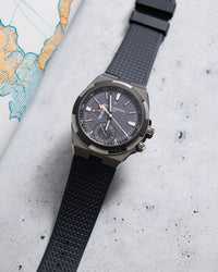 Thumbnail for Vacheron Constantin Overseas Dual Time Everest 7910V on grey rubber strap