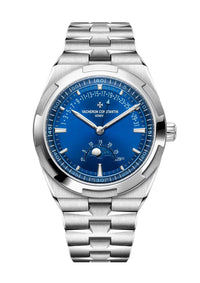 Thumbnail for Vacheron Constantin Overseas Moon Phase Retrograde Date 41mm Stainless Steel Blue Dial (Ref 4000V/210A-B911) - WatchesOff5thWatch
