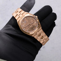 Thumbnail for Vacheron Constantin Overseas Perpetual Calendar Ultra-Thin 41.5mm 18K 5N Pink Gold Gold Dial (Ref# 4300V/220R-H144) - WatchesOff5thWatch