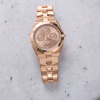 Thumbnail for Vacheron Constantin Overseas Perpetual Calendar Ultra-Thin 41.5mm 18K 5N Pink Gold Gold Dial (Ref# 4300V/220R-H144) - WatchesOff5thWatch