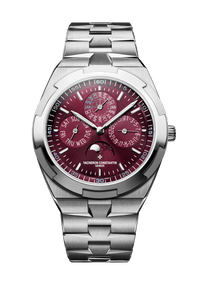 Thumbnail for Vacheron Constantin Overseas Perpetual Calendar Ultra-Thin 41.5mm 18K White Gold Burgundy Dial (Ref 4300V/220G-H151) - WatchesOff5thWatch