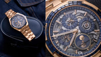 Thumbnail for Vacheron Constantin Overseas Perpetual Calendar Ultra - Thin Skeleton 41.5mm 18K Pink Gold Skeleton Dial Sapphire Bezel (Ref 4307V/220R - 237C) - WatchesOff5thWatch