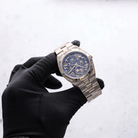 Thumbnail for Vacheron Constantin Overseas Perpetual Calendar Ultra-Thin Skeleton 41.5mm 18K White Gold Skeleton Dial (Ref# 4300V/120G-B946) - WatchesOff5thWatch