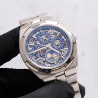 Thumbnail for Vacheron Constantin Overseas Perpetual Calendar Ultra-Thin Skeleton 41.5mm 18K White Gold Skeleton Dial (Ref# 4300V/120G-B946) - WatchesOff5thWatch