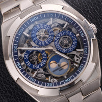 Thumbnail for Vacheron Constantin Overseas Perpetual Calendar Ultra-Thin Skeleton 41.5mm 18K White Gold Skeleton Dial (Ref# 4300V/120G-B946) - WatchesOff5thWatch