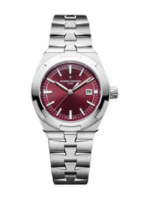 Thumbnail for Vacheron Constantin Overseas Self-Winding 34.5mm Stainless Steel Burgundy Dial (Ref 4600V/200A-H127) - WatchesOff5thWatch