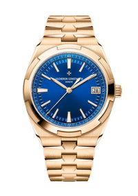 Thumbnail for Vacheron Constantin Overseas Self-Winding 41mm 18K 5N Pink Gold Blue Dial (Ref 4520V/210R-B705) - WatchesOff5thWatch