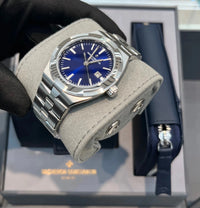 Thumbnail for Vacheron Constantin Overseas Self - Winding Stainless Steel Blue Dial (Ref 4600V/200A - B980) - WatchesOff5thWatch