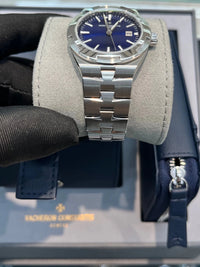 Thumbnail for Vacheron Constantin Overseas Self - Winding Stainless Steel Blue Dial (Ref 4600V/200A - B980) - WatchesOff5thWatch