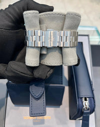 Thumbnail for Vacheron Constantin Overseas Self - Winding Stainless Steel Blue Dial (Ref 4600V/200A - B980) - WatchesOff5thWatch