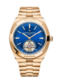 Thumbnail for Vacheron Constantin Overseas Tourbillon 42.5mm 18K 5N Pink Gold Blue Dial (Ref 6000V/210R-B733) - WatchesOff5thWatch