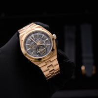 Thumbnail for Vacheron Constantin Overseas Tourbillon Skeleton 42.5mm 18K 5N Pink Gold Skeleton Dial (Ref 6000V/210R-B934) - WatchesOff5thWatch
