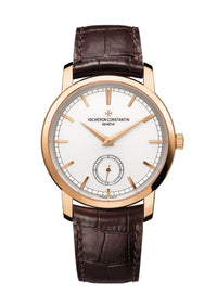 Thumbnail for Vacheron Constantin Traditionnelle Manual-Winding 38mm 18K Pink Gold Silver Opaline Dial (Ref# 82172/000R-9382) - WatchesOff5thWatch