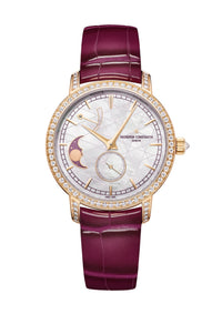 Thumbnail for Vacheron Constantin Traditionnelle Moon Phase 36mm 18K 5N Pink Gold Pink Mother of Pearl Dial Diamond Bezel (Ref# 83570/000R-H060) - WatchesOff5thWatch
