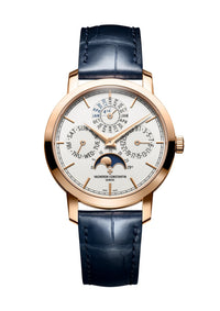 Thumbnail for Vacheron Constantin Traditionnelle Perpetual Calendar Ultra-Thin 36.5mm 18K Pink Gold Silver Dial (Ref# 4300T/000R-H107) - WatchesOff5thWatch