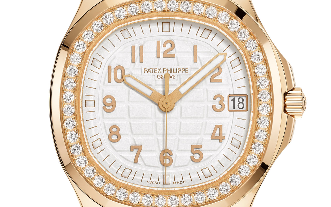 Patek Philippe Aquanaut Ladies Aquanaut Luce with Diamonds White Dial Rose Gold 5268/200R-001