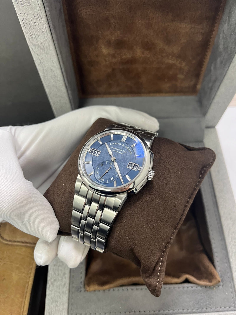A. Lange & Söhne Odysseus Steel Blue Dial Reference 363.179 - WatchesOff5th