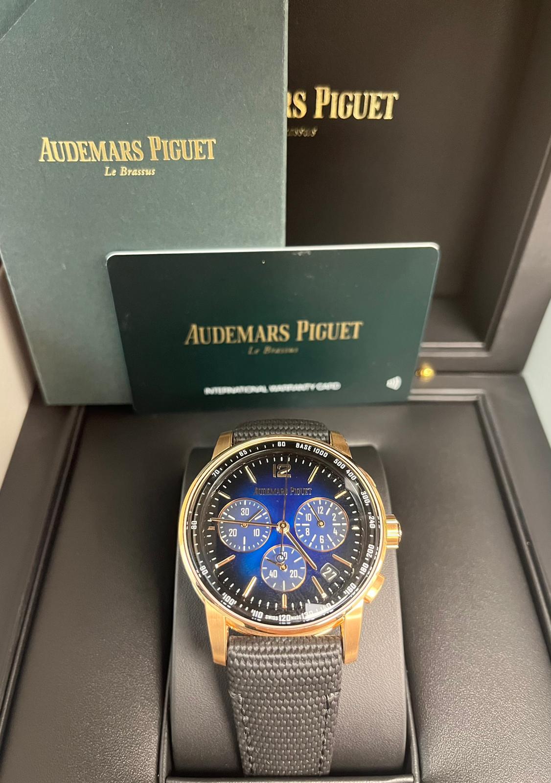 Audemars Piguet Code 11.59 Chronograph Rose Gold Men’s Watch (Reference # 26393OR.OO.A002KB) - WatchesOff5thWatch