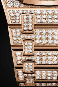 Thumbnail for Audemars Piguet Royal Oak 33mm Quartz Rose Gold - Pave Diamond Dial, Case, Bezel and Bracelet (Ref# 67652OR.ZZ.1265OR.01) - WatchesOff5thWatch