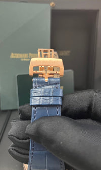 Thumbnail for Audemars Piguet Royal Oak 41mm 18k Rose Gold Blue Dial Ref. 15510OR.OO.D315CR.02 - WatchesOff5th