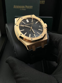 Thumbnail for Audemars Piguet Royal Oak 41mm Rose Gold Black Dial 15510OR.OO.D002CR.02 - WatchesOff5thWatch