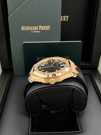 Thumbnail for Audemars Piguet Royal Oak 41mm Rose Gold Black Dial 15510OR.OO.D002CR.02 - WatchesOff5thWatch