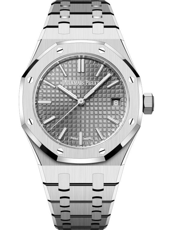 Audemars Piguet Royal Oak "50th Anniversary" 37mm Grey Dial Reference 15550ST.OO.1356ST.03 - WatchesOff5thWatch