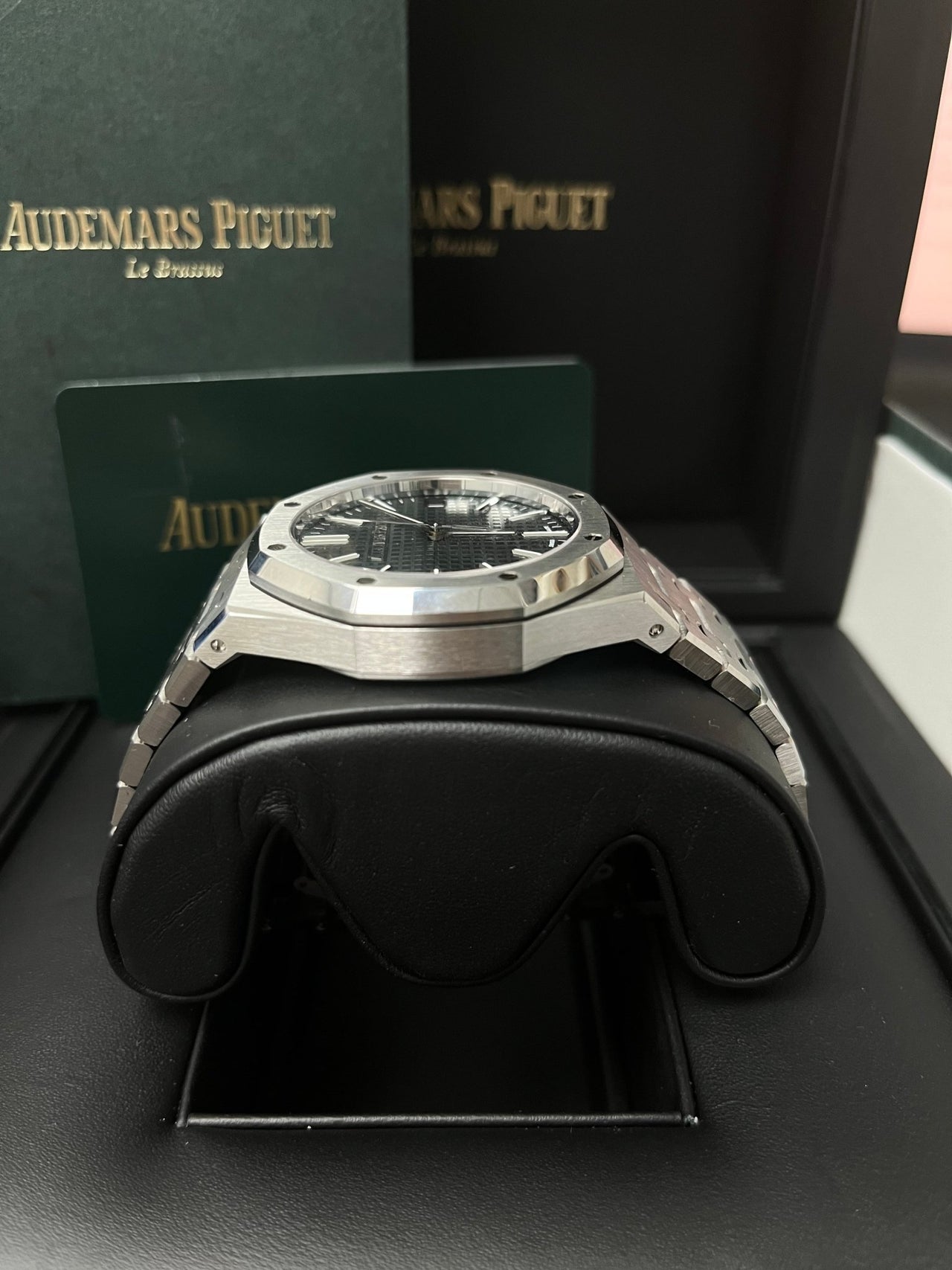 Audemars Piguet Royal Oak "50th Anniversary" Green Dial 15510ST.OO.1320ST.04 - WatchesOff5th