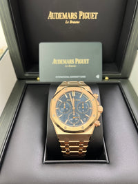 Thumbnail for Audemars Piguet Royal Oak Chronograph 41 mm Blue Dial Ref. 26240OR.OO.1320OR.05 - WatchesOff5th