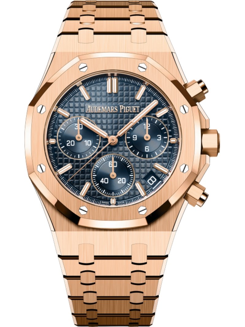 Audemars Piguet Royal Oak Chronograph 41 mm Blue Dial Ref. 26240OR.OO.1320OR.05 - WatchesOff5th