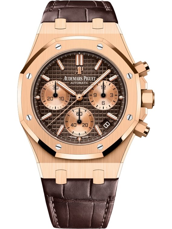 Audemars Piguet Royal Oak Chronograph 41mm Brown Dial (Reference # 26239OR.OO.D821CR.01) - WatchesOff5thWatch