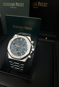 Thumbnail for Audemars Piguet Royal Oak Chronograph Blue Index Dial 26240ST.OO.1320ST.05 - WatchesOff5th