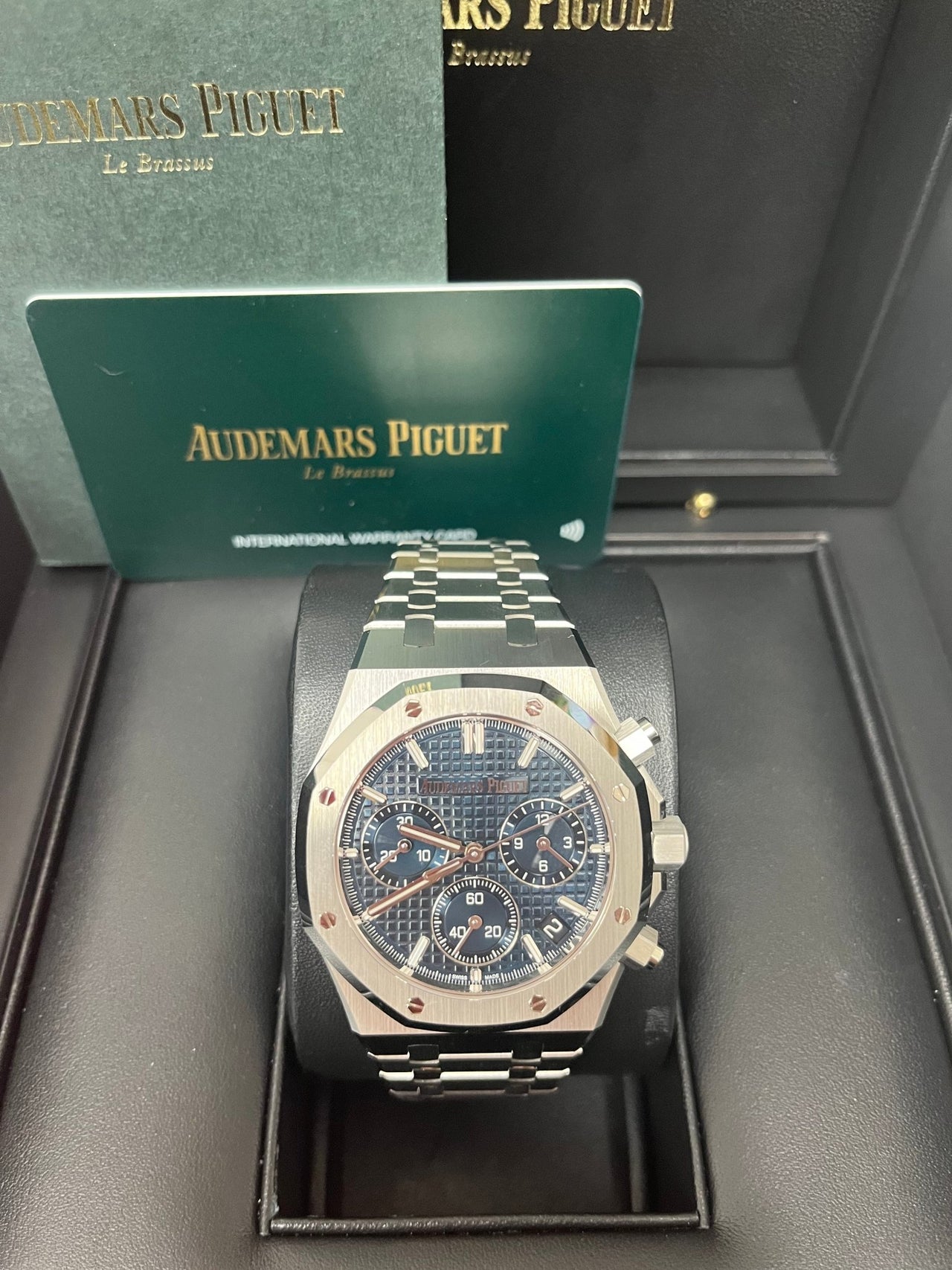 Audemars Piguet Royal Oak Chronograph Blue Index Dial 26240ST.OO.1320ST.05 - WatchesOff5th