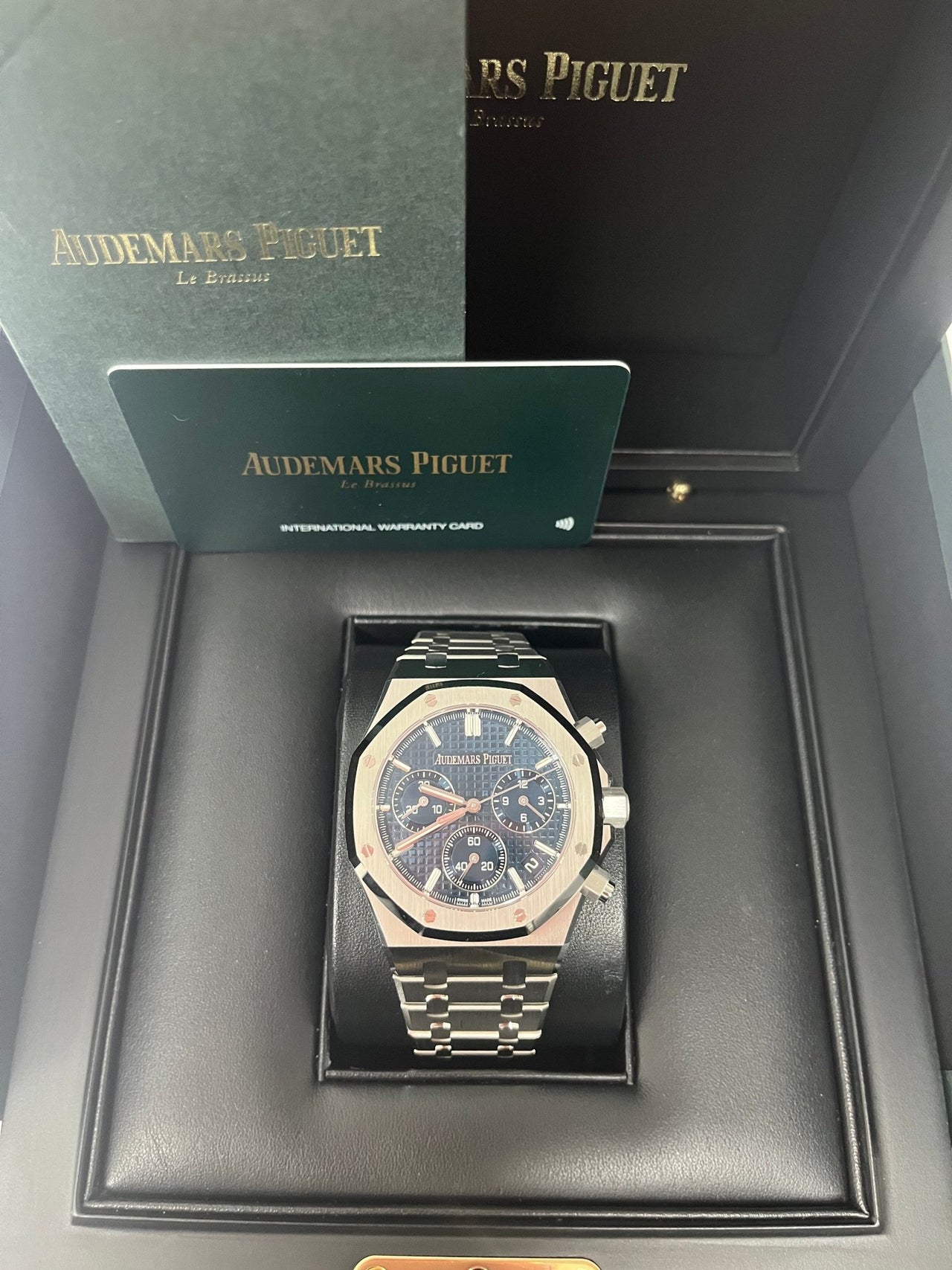 Audemars Piguet Royal Oak Chronograph Blue Index Dial 26240ST.OO.1320ST.05 - WatchesOff5th