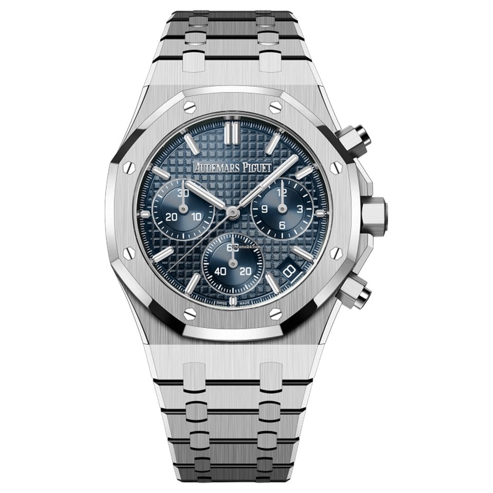 Audemars Piguet Royal Oak Chronograph Blue Index Dial 26240ST.OO.1320ST.05 - WatchesOff5th