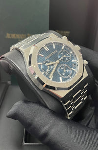 Thumbnail for Audemars Piguet Royal Oak Chronograph Blue Index Dial 26240ST.OO.1320ST.05 - WatchesOff5th