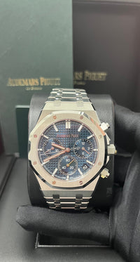 Thumbnail for Audemars Piguet Royal Oak Chronograph Blue Index Dial 26240ST.OO.1320ST.05 - WatchesOff5th