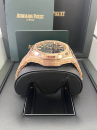 Thumbnail for Audemars Piguet Royal Oak Chronograph SELFWINDING CHRONOGRAPH 50TH ANNIVERSARY Black Dial Rose Gold 26240OR.OO.1320OR.02 - WatchesOff5th