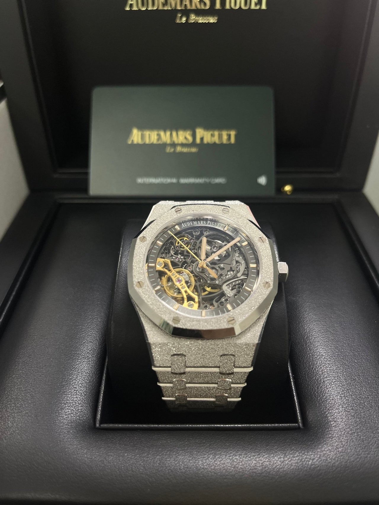 Audemars Piguet Royal Oak Double Balance Wheel Frosted Gold (Reference # 15407BC.GG.1224BC.01) - WatchesOff5thWatch